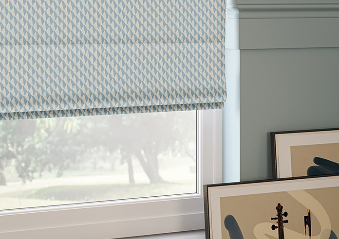Jaipur, Chambray - Motorised Roman Blind - Image 5